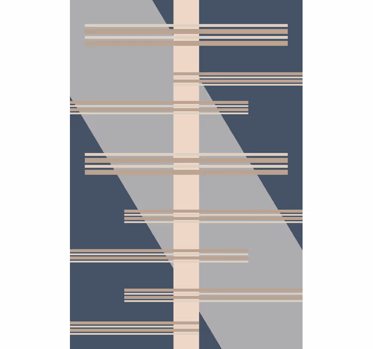 Téma geometrické linie Moderní roleta - TenStickers