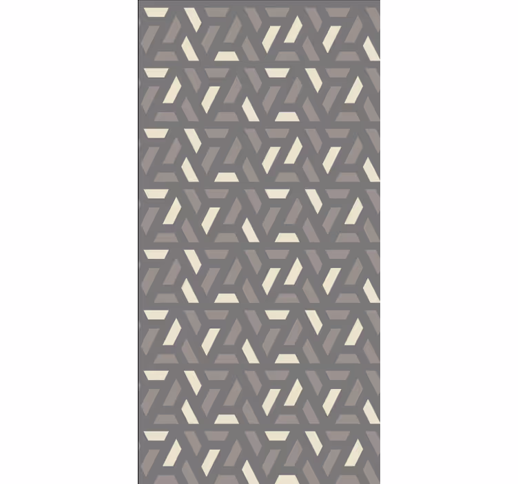Geometrický neutrální vzor Moderní roleta - TenStickers