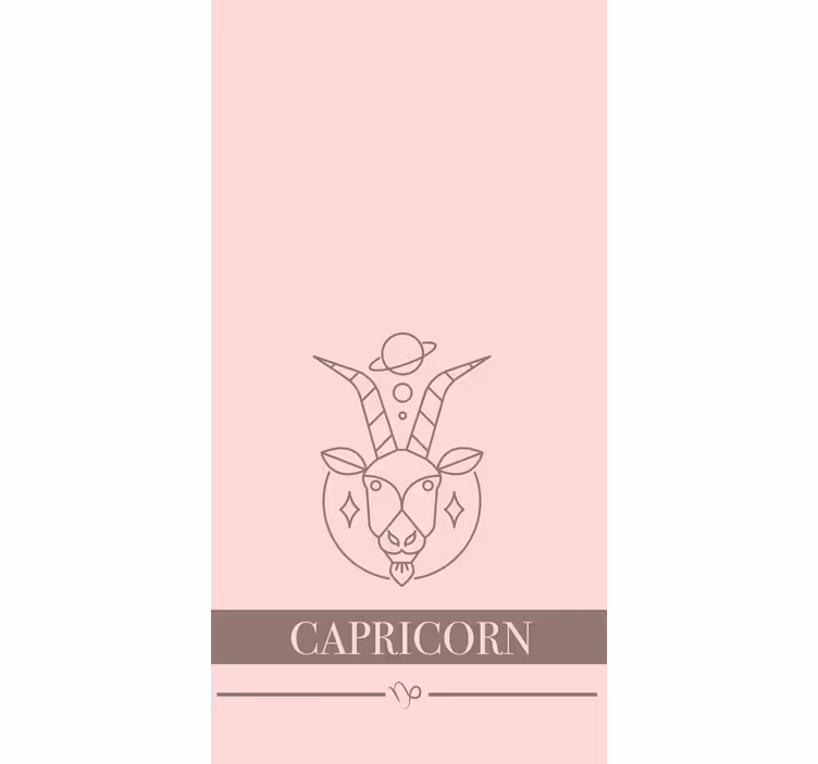 Astrologický symbol kozoroha Osobní roleta - TenStickers