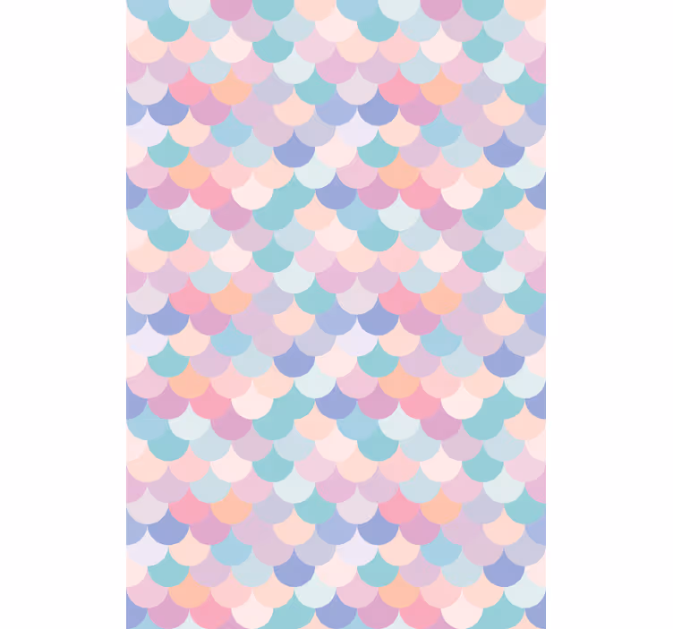 Geometrické závěsné kruhy obývací pokojroleta - TenStickers