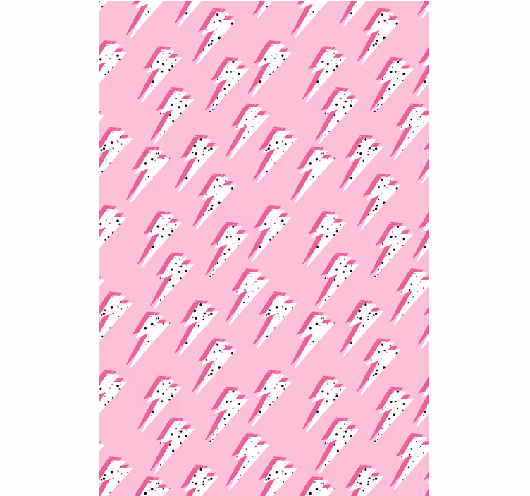 Bílé paprsky na růžovém pozadí Roleta pro teenagery - TenStickers