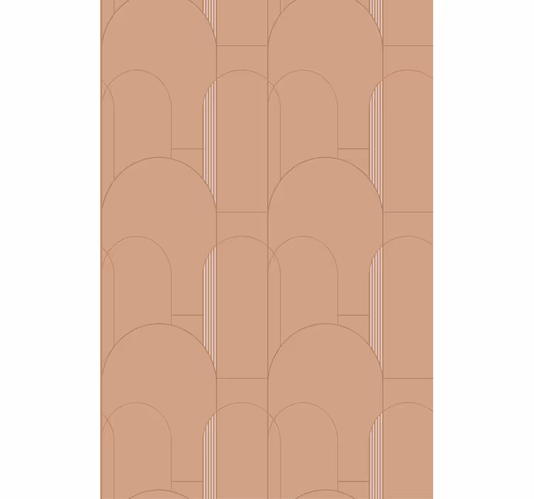Roleta s terakotovým geometrickým vzorem - TenStickers