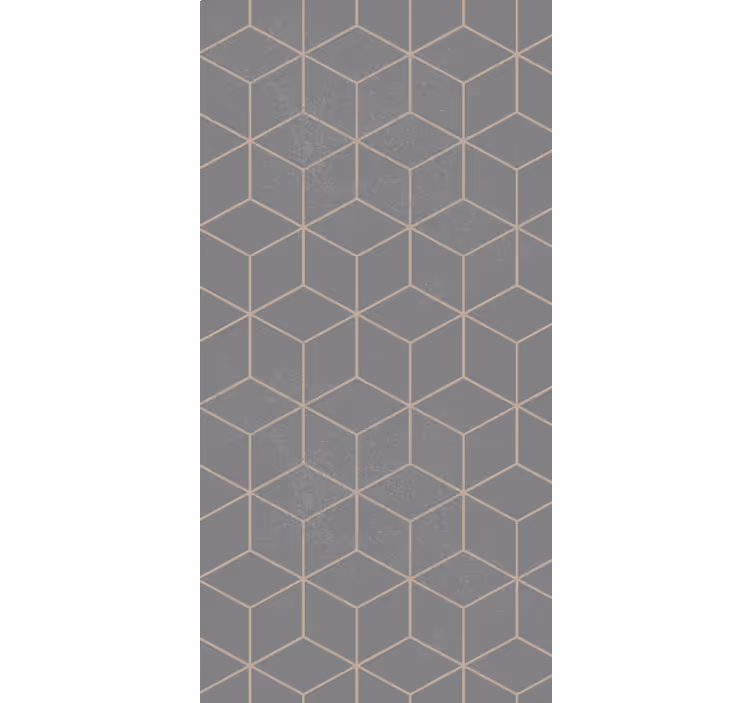 Geometrický šedý motiv Moderní roleta - TenStickers