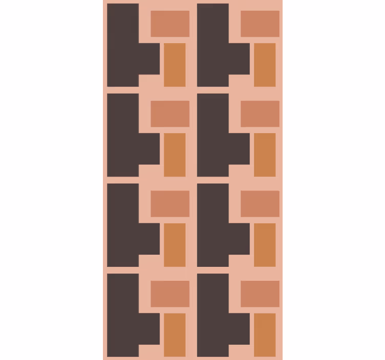 Geometrický tvar vzor Moderní roleta - TenStickers