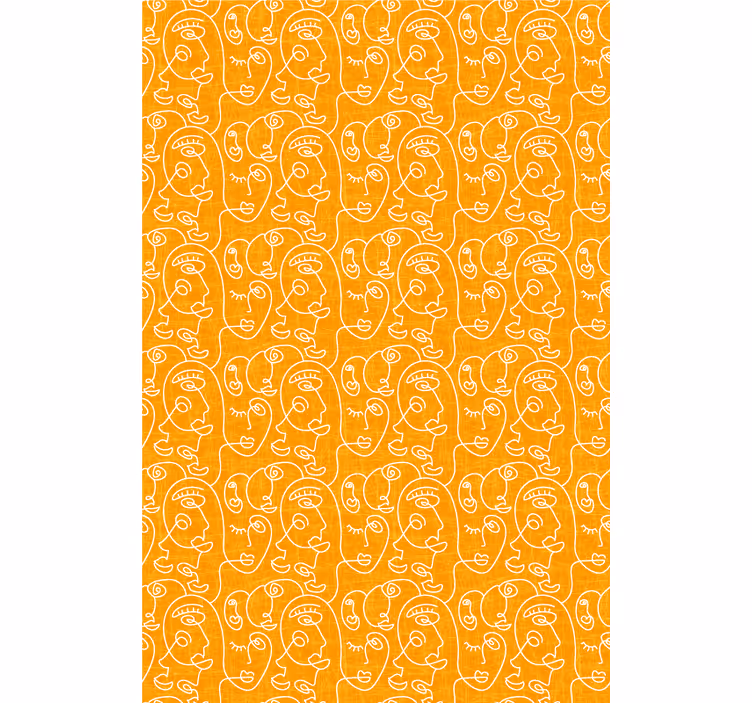 Stylizované vzory obličeje roleta - TenStickers