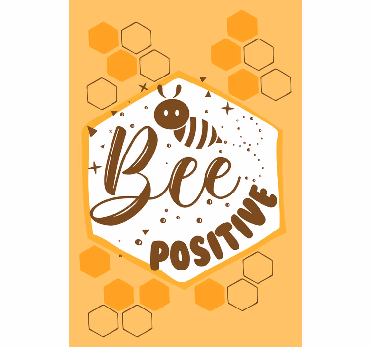 Pozitivní zpráva o včelách Roleta s textem - TenStickers