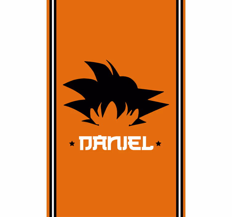 Goku personalizovatelný Roleta Super hrdina - TenStickers