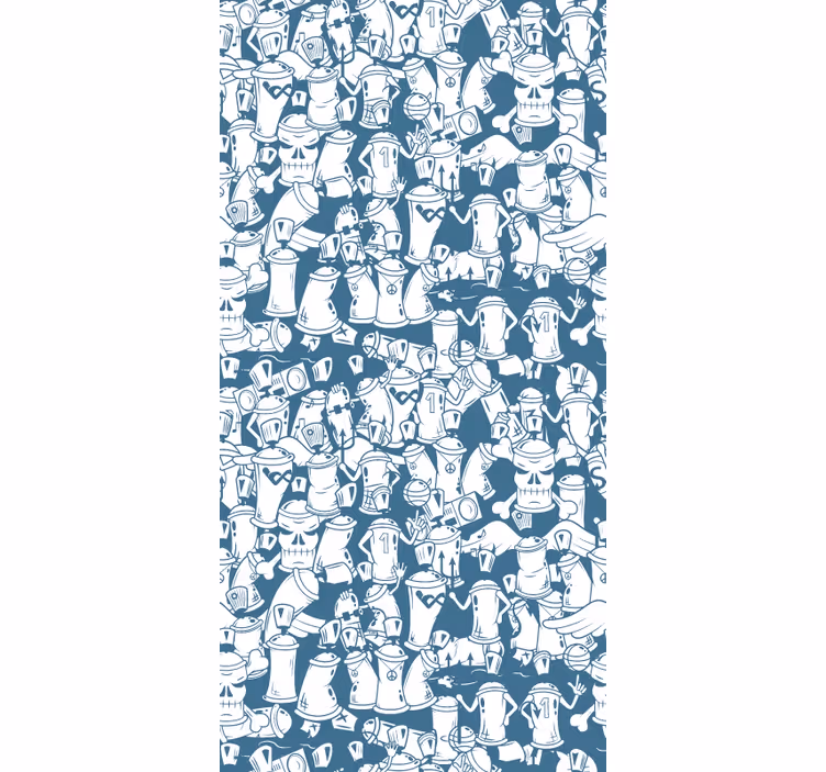 Graffiti plechovky teenagerroleta - TenStickers