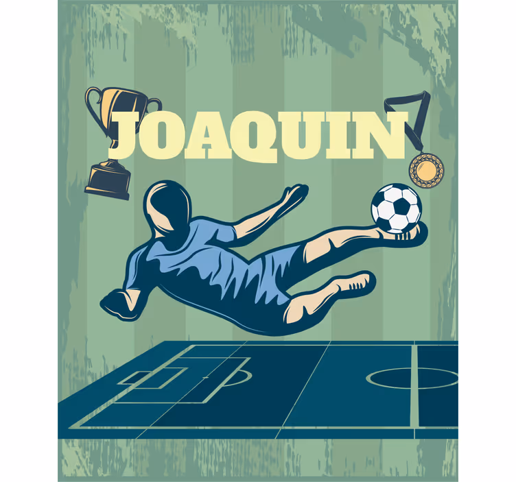 Fotbal s názvemroleta fotbal - TenStickers