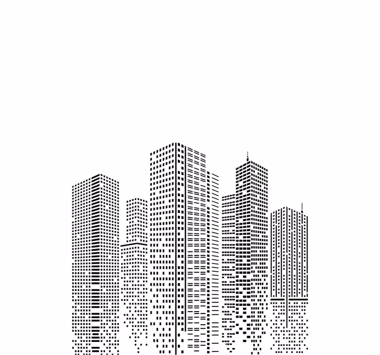 Skyline office původní roleta - TenStickers