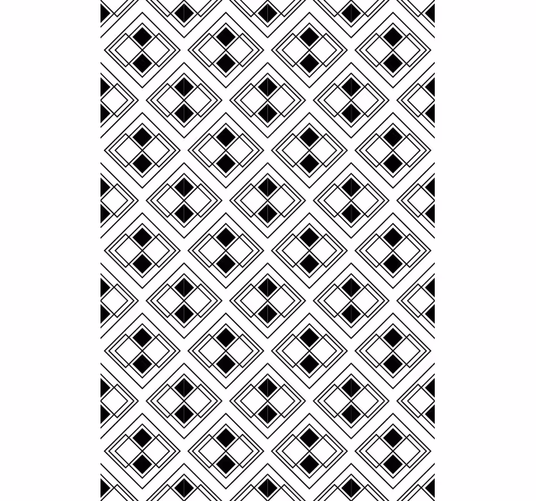 Elegantní geometrický vzor moderní roleta - TenStickers