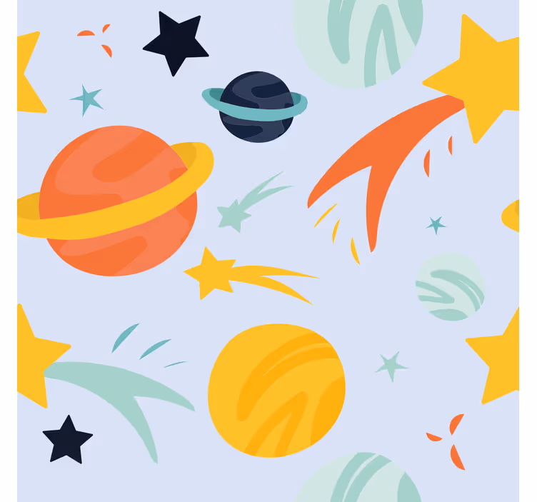 Vzor planet Zábavní roleta - TenStickers