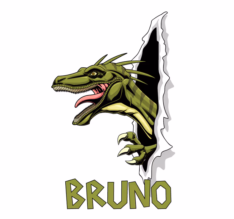 Jurský dravec Roleta dinosaurus - TenStickers