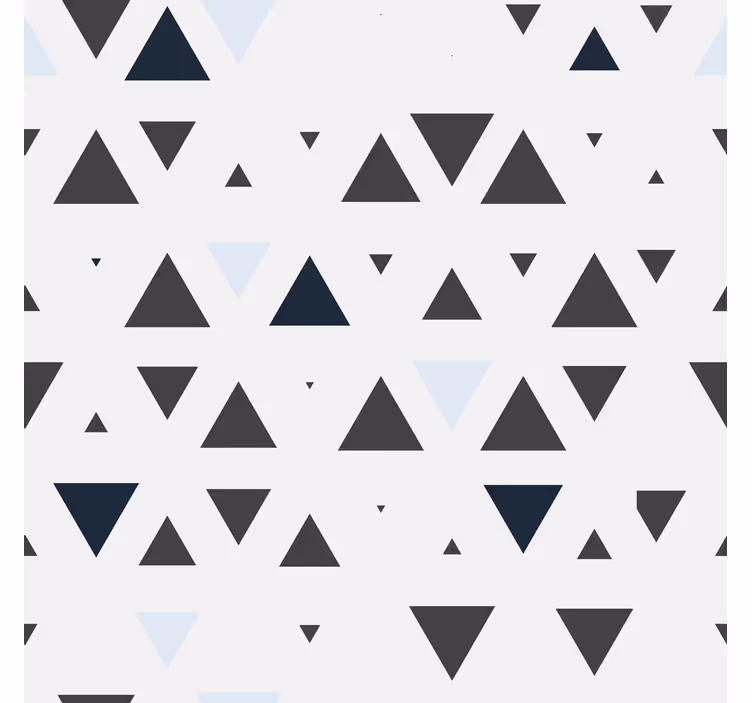 Minimalistický trojúhelníkový vzor Severská roleta - TenStickers