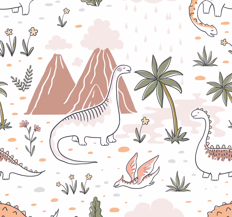 Severský styl Roleta dinosaurus - TenStickers