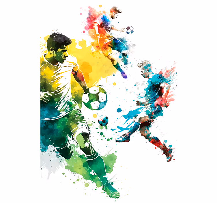 Sport v akci Fotbalová roleta - TenStickers