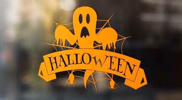  Nálepky na Halloween