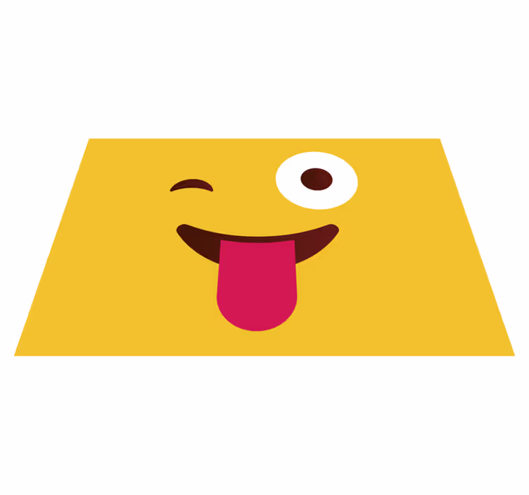 Moderní emodži mrkající tváří pro děti - TenStickers