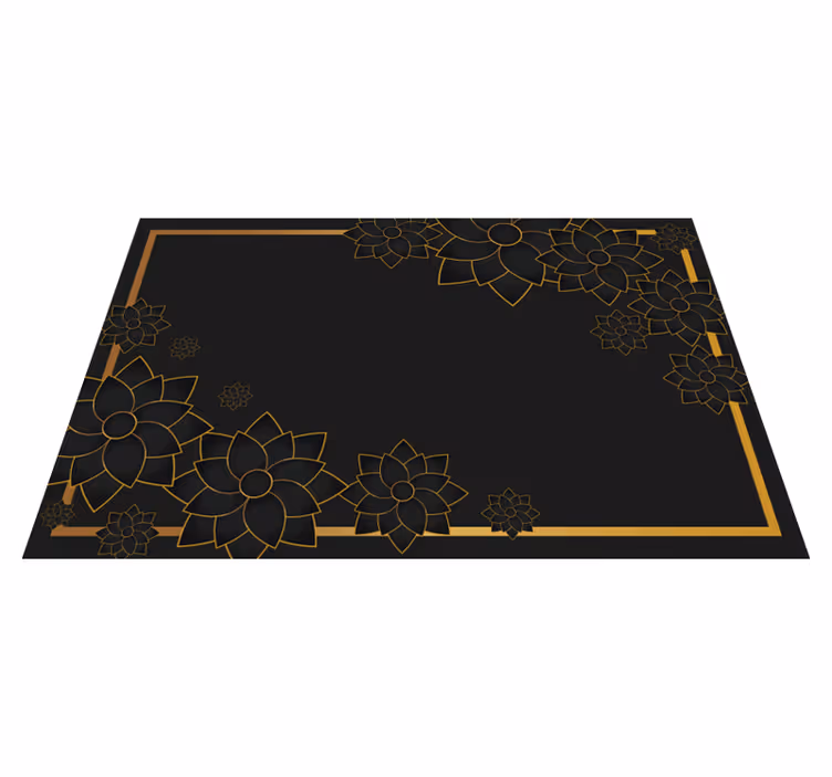 Elegantní styl s rostlinami elegantní prostírání - TenStickers