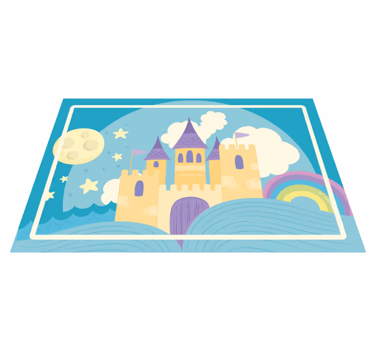 Princezna palác pro děti prostírání - TenStickers
