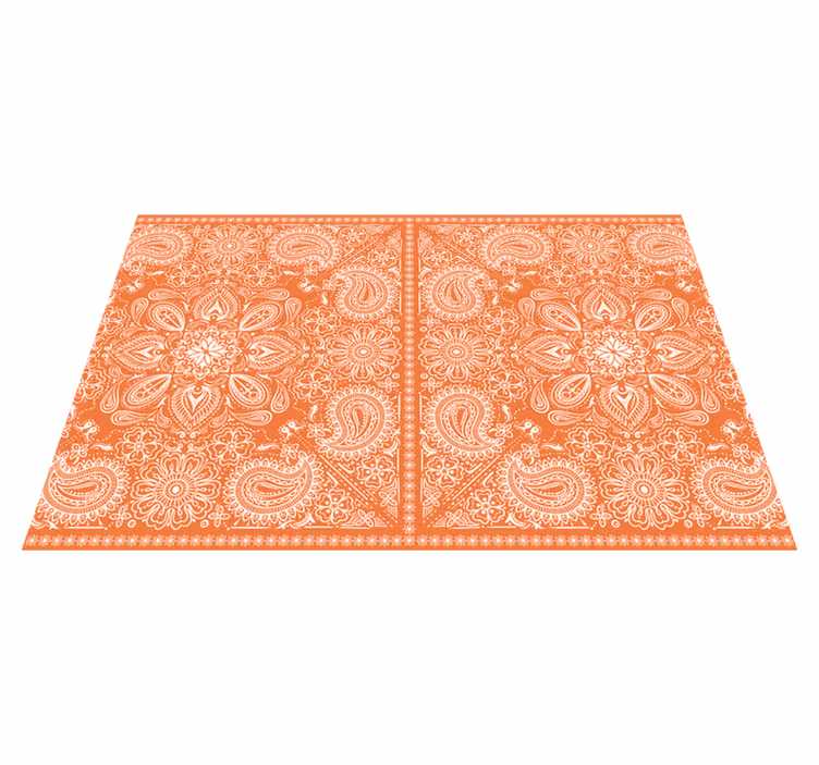 Paisley dlaždice paisley prostírání - TenStickers