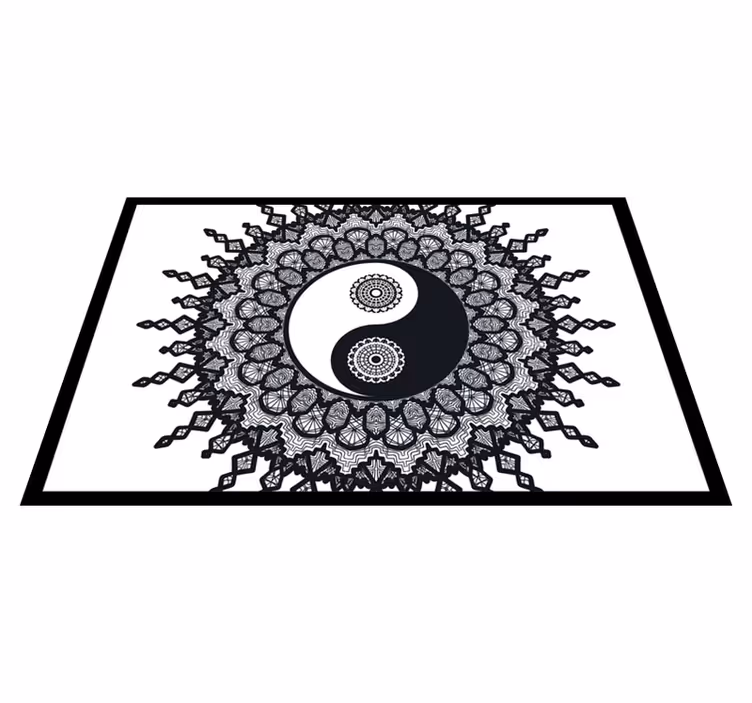 Ying yang paisley prostírání - TenStickers