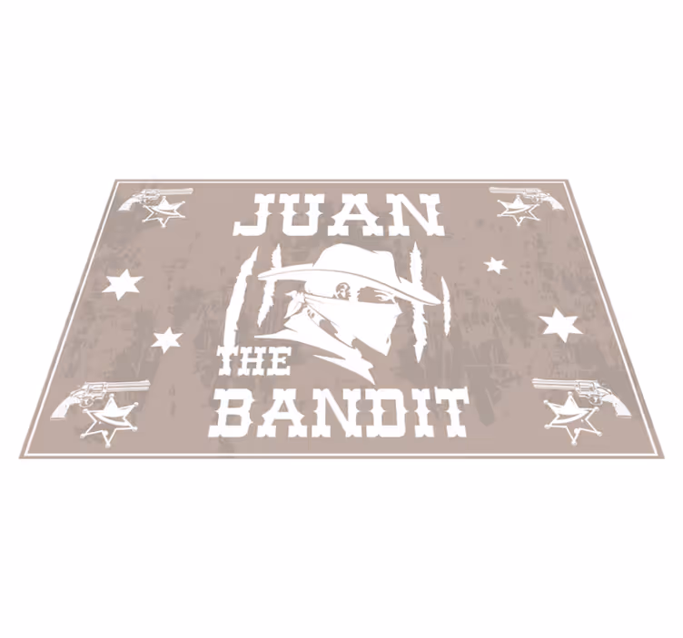 Bandita se jmény prostírání - TenStickers