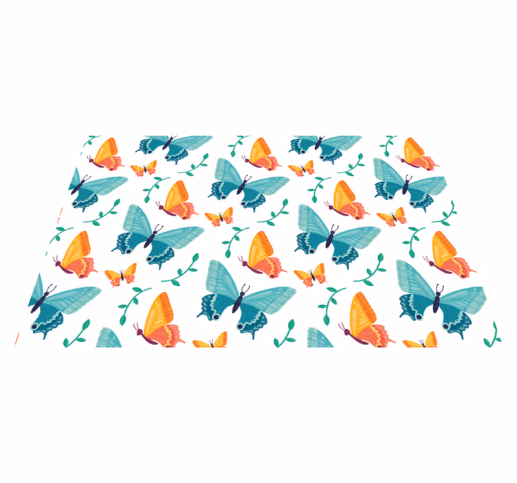 Bicolor motýli motýl prostírání - TenStickers