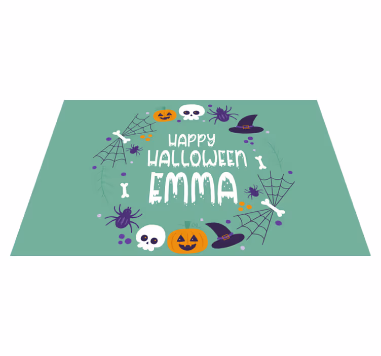 Halloweenské prostírání s tématem halloweenu - TenStickers