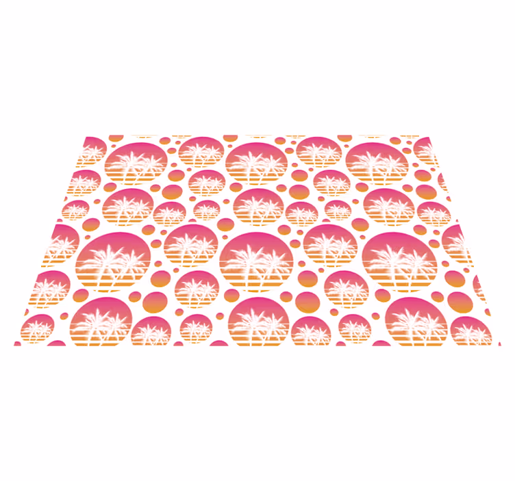 Originální prostírání s tropickými palmami - TenStickers