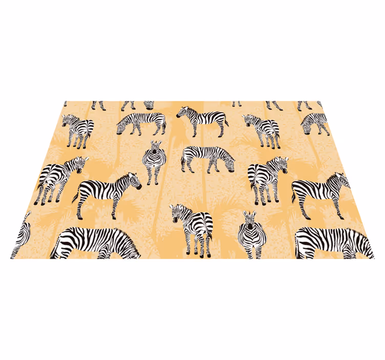 Originální prostírání s potiskem zebra - TenStickers