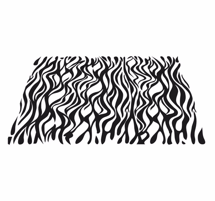Pruhované pozadí zebra prostírání - TenStickers