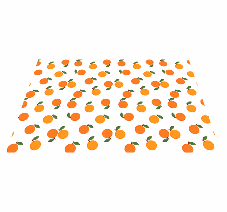 Originální prostírání s vzorem pomerančů - TenStickers
