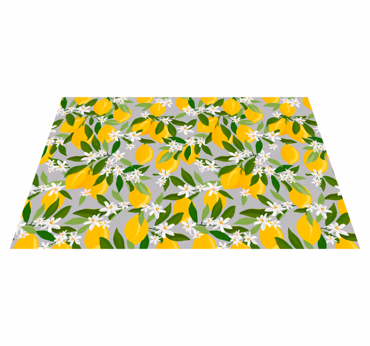 Citronové citrusové prostírání - TenStickers