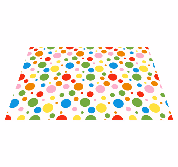 Barevné puntíky elegantní prostírání - TenStickers