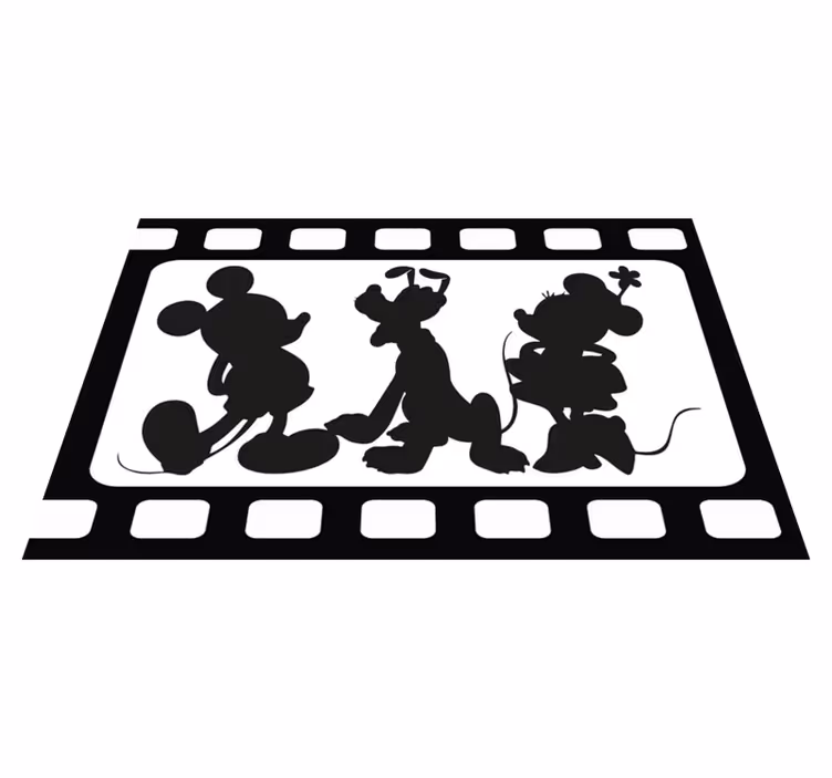 Dětské prostírání mickey a minney a pluto - TenStickers