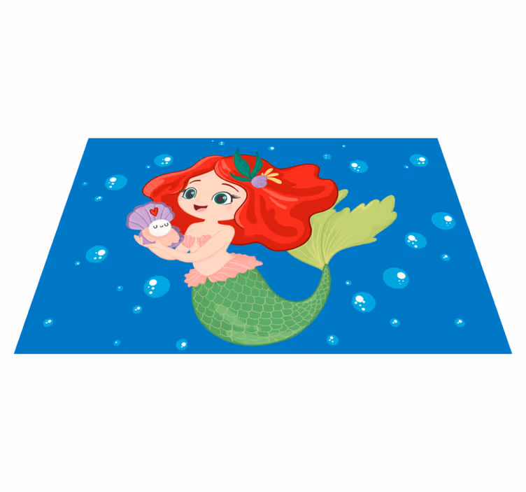 Disney ariel plavání dětské prostírání - TenStickers