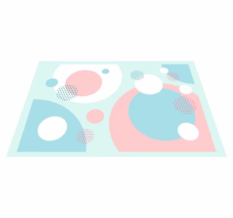 Moderní prostírání geometrické barevné bloky - TenStickers