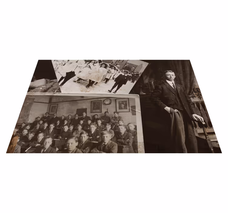 Prostírání home vintage fotokoláž - TenStickers