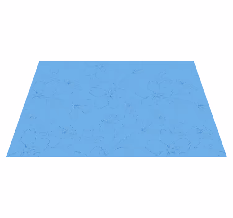 Prostírání s texturami inspirované botaniku - TenStickers
