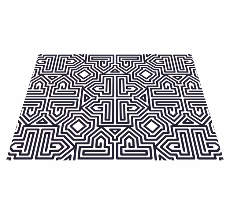 Labyrintový vzor elegantní prostírání - TenStickers