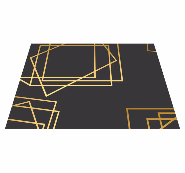 Geometrické tvary elegantní prostírání - TenStickers