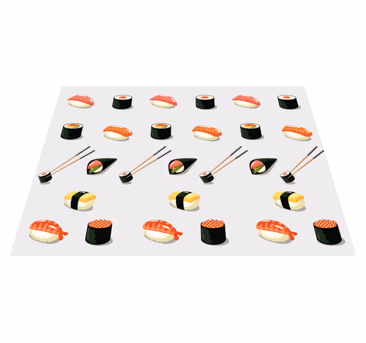 Sushi vzor originální prostírání - TenStickers