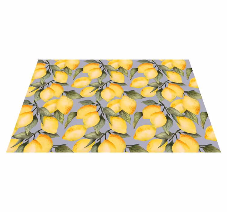 Malované citrony elegantní prostírání - TenStickers
