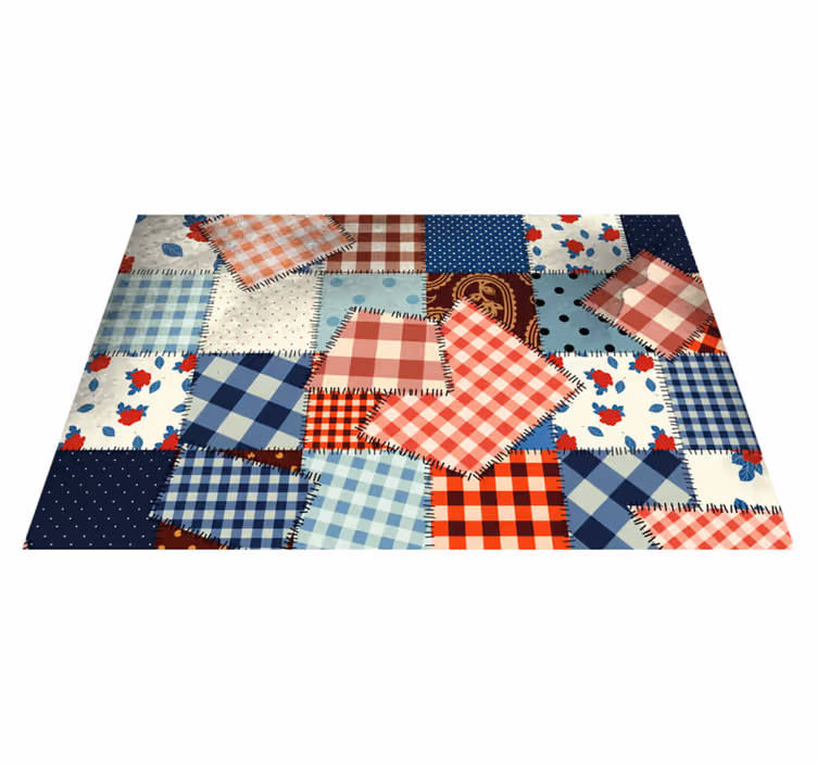Patchwork různé vzory originální prostírání - TenStickers