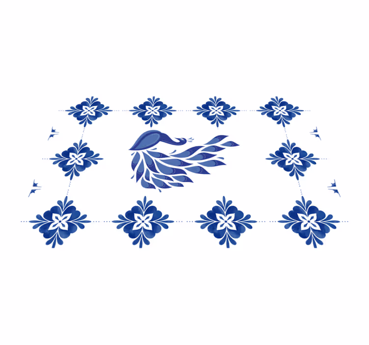 Elegantní šestiúhelník moderní prostírání - TenStickers