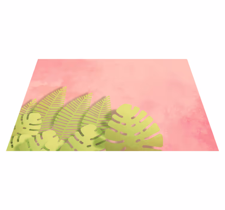 Originální prostírání s botanickým listím - TenStickers