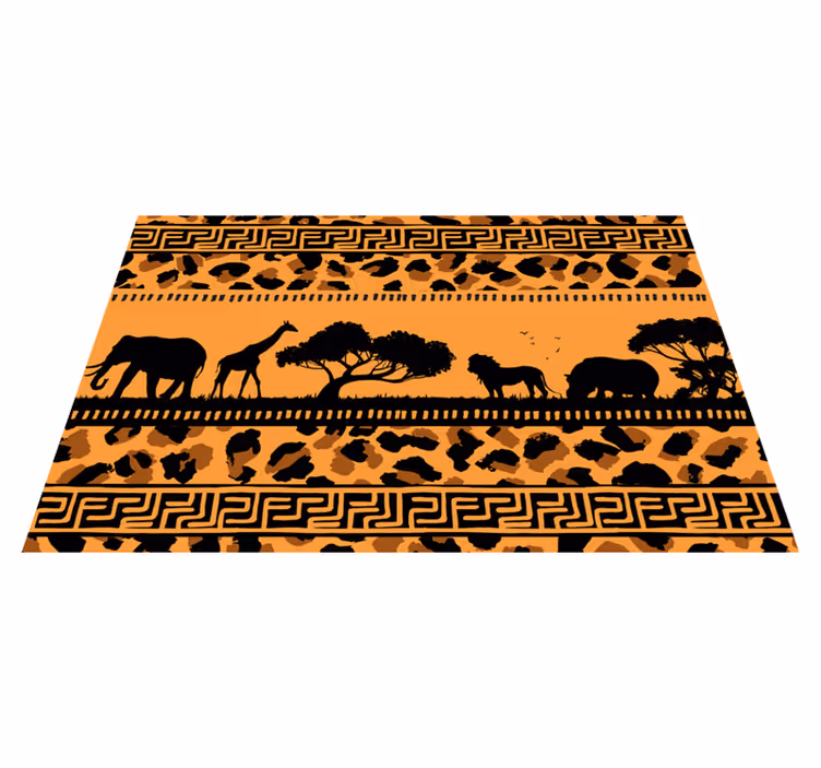 Leopardí potisk s prostíráním pro africká zvířata - TenStickers