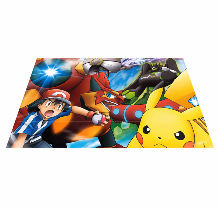 Pokemon postavy vinylové prostírání - TenStickers