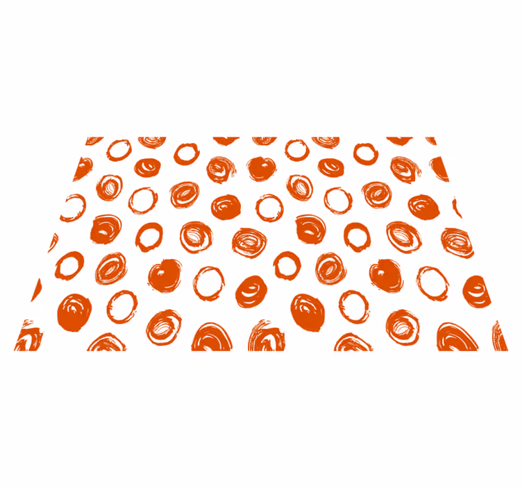 Prostírání s texturami v kruhovém štětcovém vzoru - TenStickers
